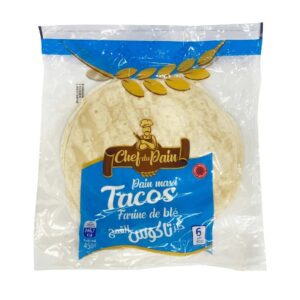 Pain maison Tacos Farine de blé X6