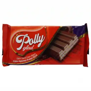 Gaufrettes fourrées à la crème et enrobées de cacao Polly