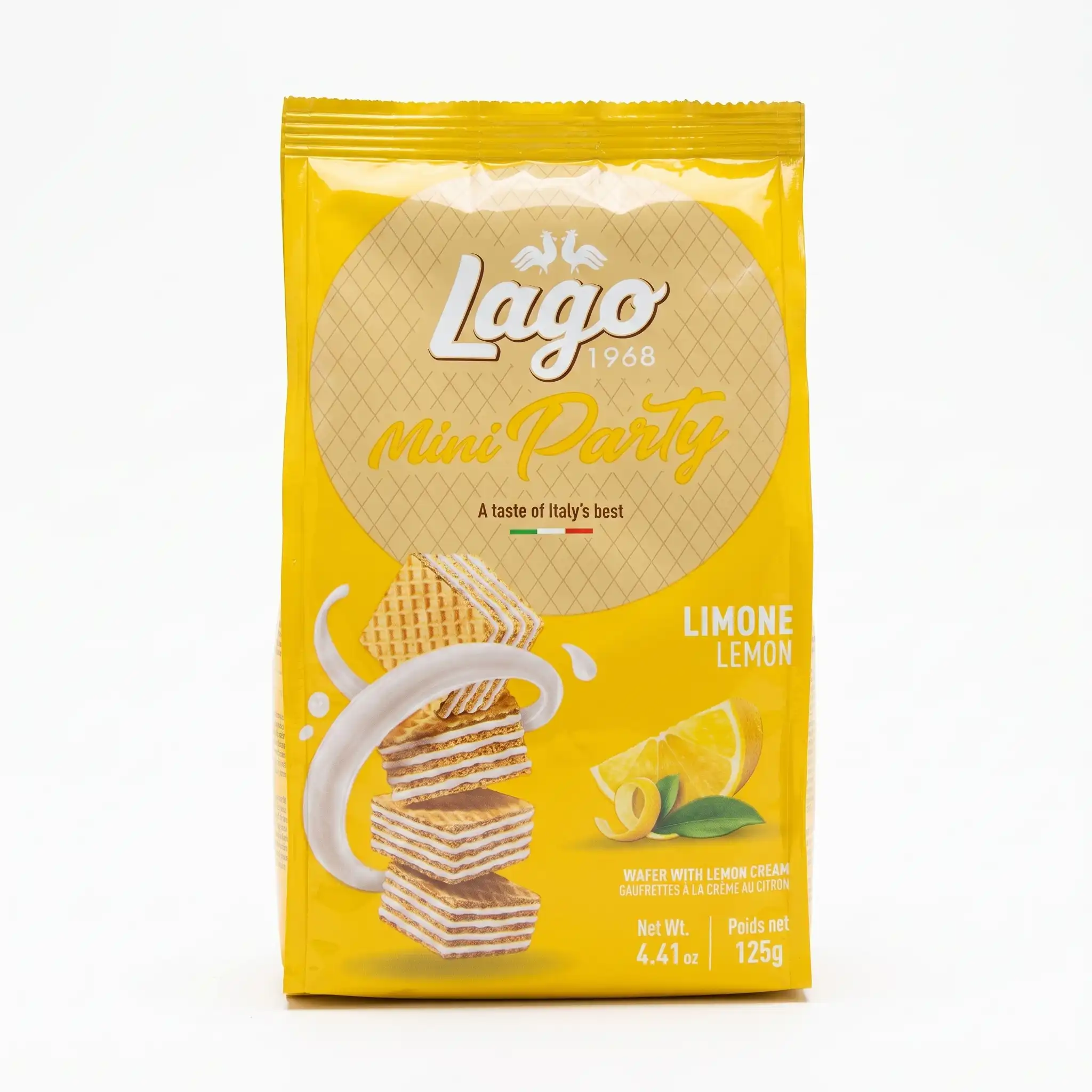 Gaufrettes à la crème au citron