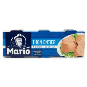 thon entier à l'huile végétale Mario X3