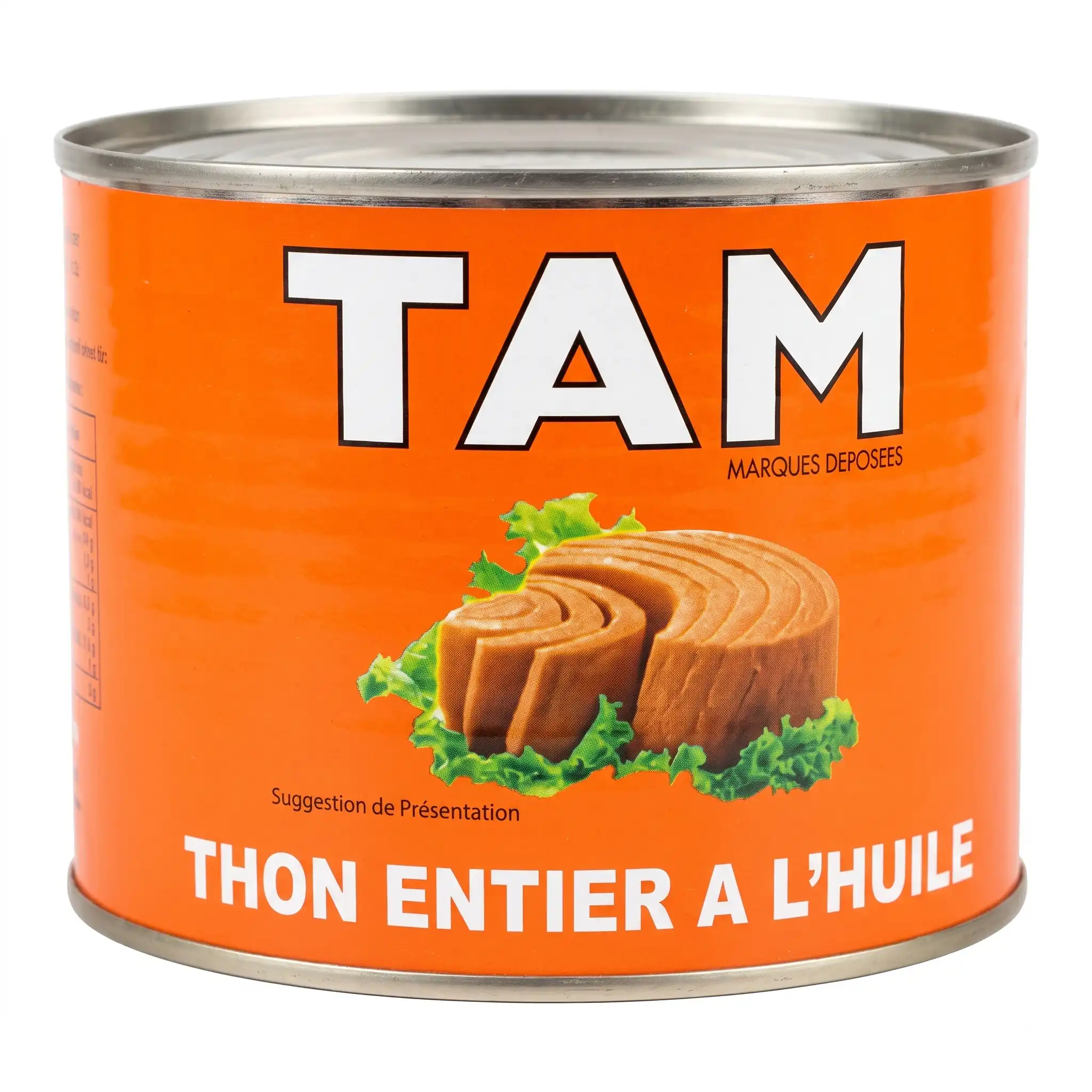 thon entier à l'huile TAM 800G