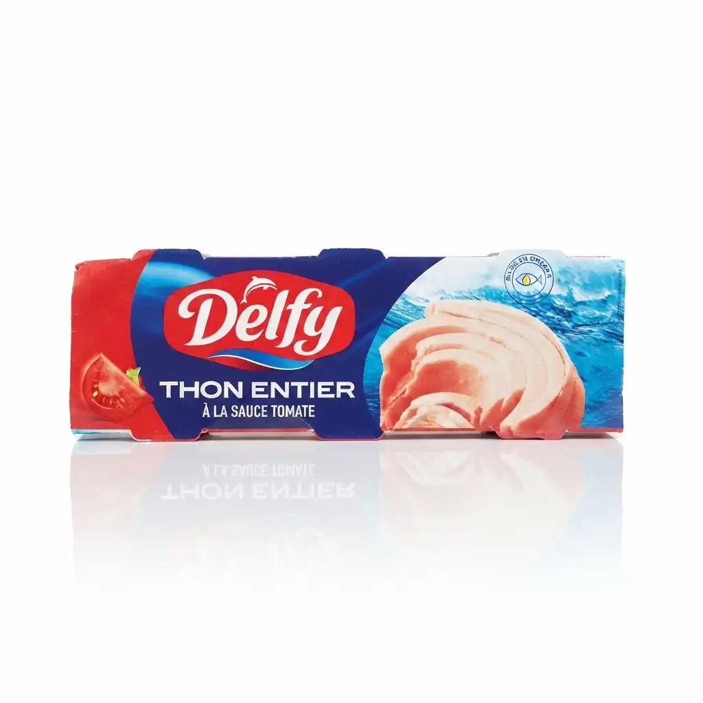 Thon entier à la sauce tomate Delfy X3