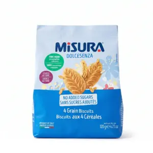 Biscuits Digestive Multi-Grains Sans Sucres Ajoutés Dolcesenza Misura 120g