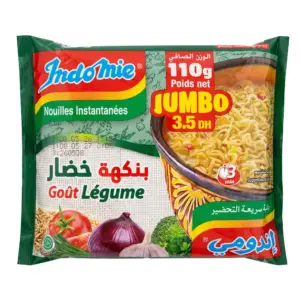 ndomie Nouilles Instantanées Goût Légume Jumbo 110G