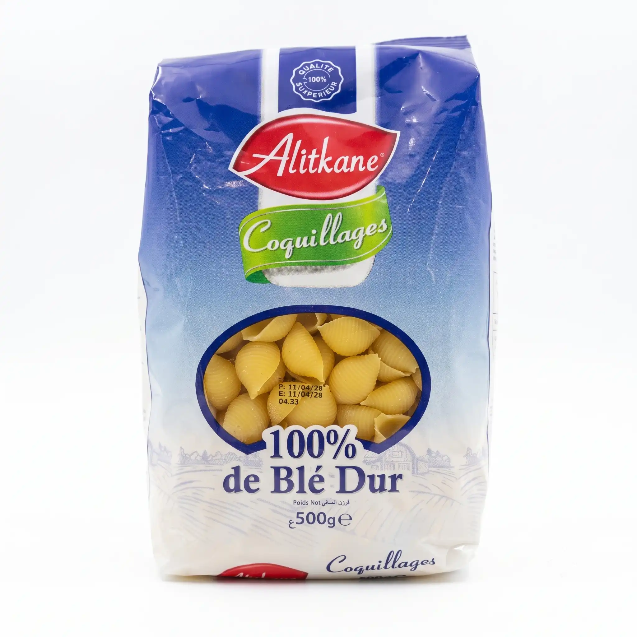 PÂTE COQUILLAGES 500G ALITKANE