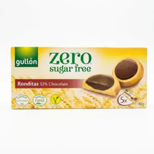 BISCUIT RONDITAS 32% CHOCOLATE SANS SUCRE 186G GULLÓN