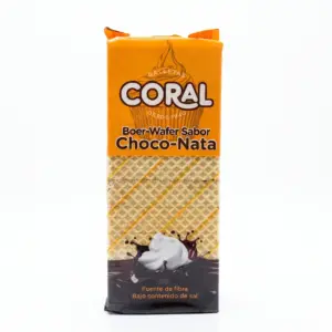 Gaufrettes Boer saveur Chocolat-Crème Galletas Coral