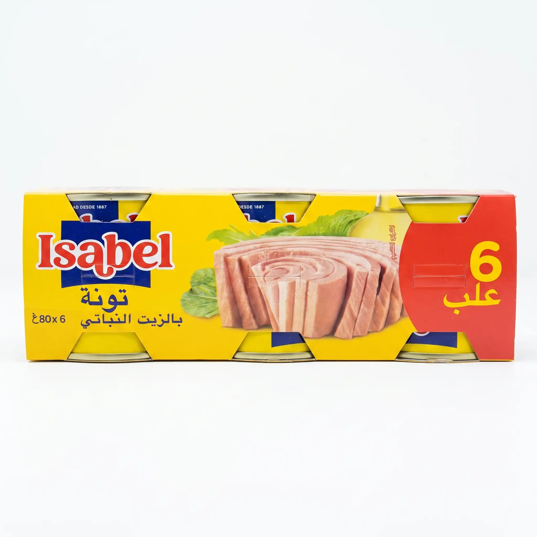 thon à l'huile végétale X6