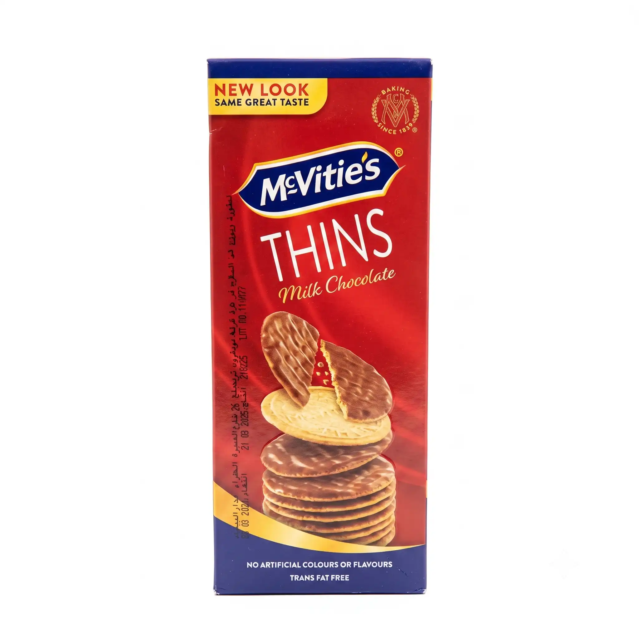 MCVITIES THINS CHOCO LAIT 150 G