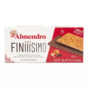turron croquant aux amandes et au chocolat