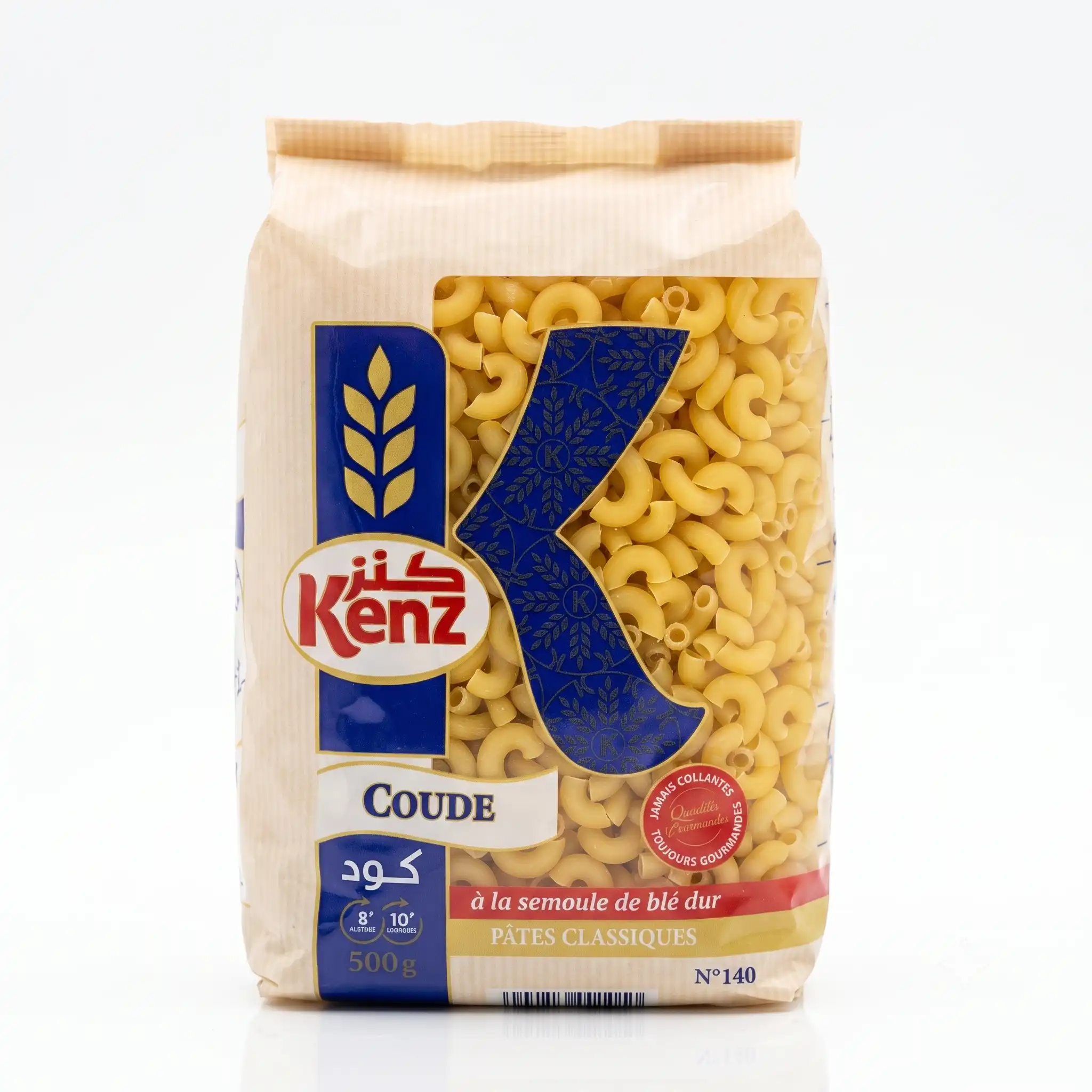 Kenz Pâtes Classiques Coude Kenz 500G