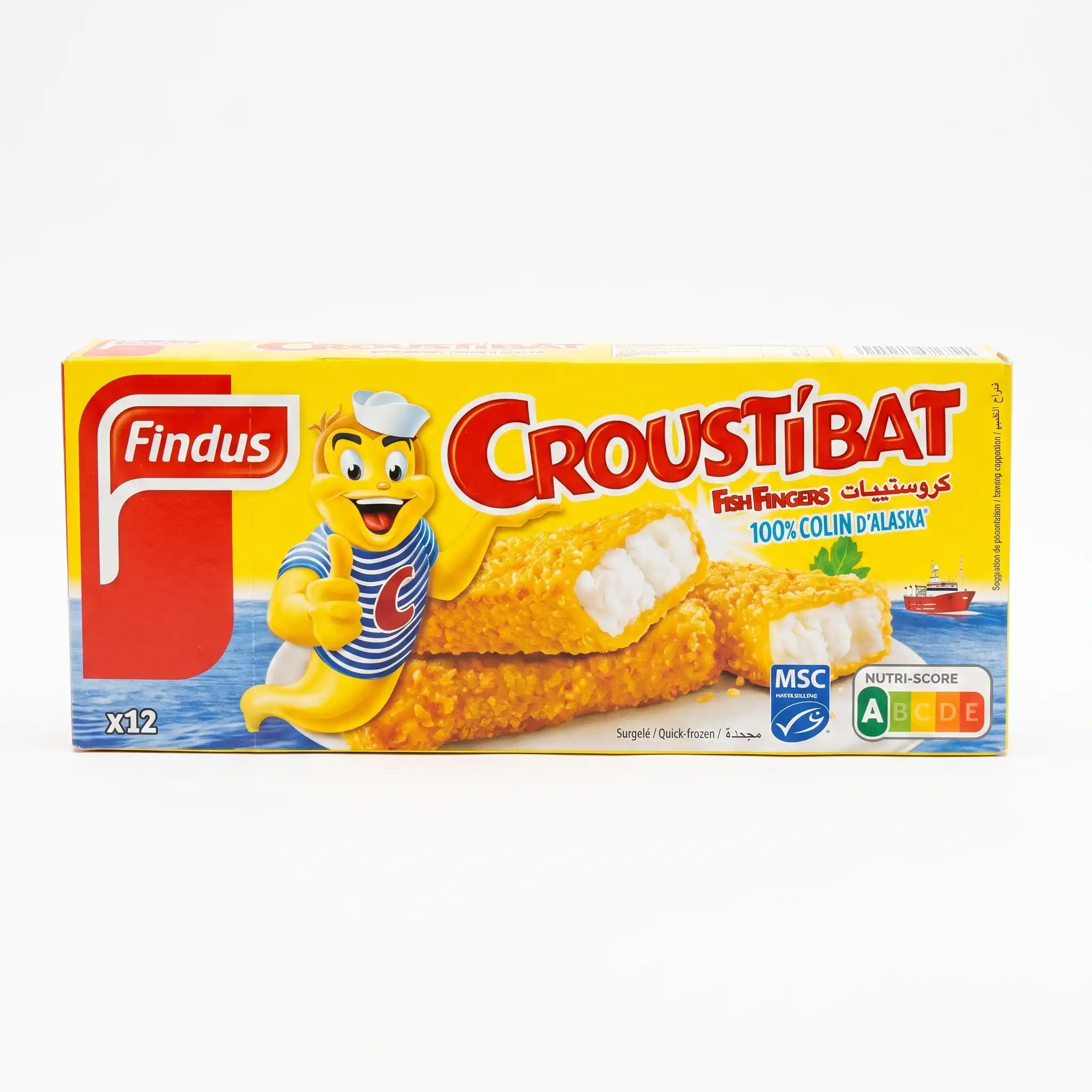 Croustibat Fish Fingers (100% Colin d'Alaska) Findus