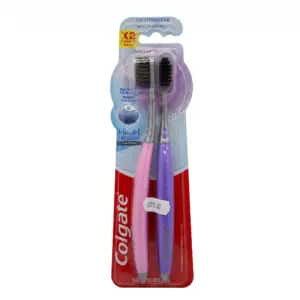 Colgate High Density Charcoal Toothbrush, Soft X2