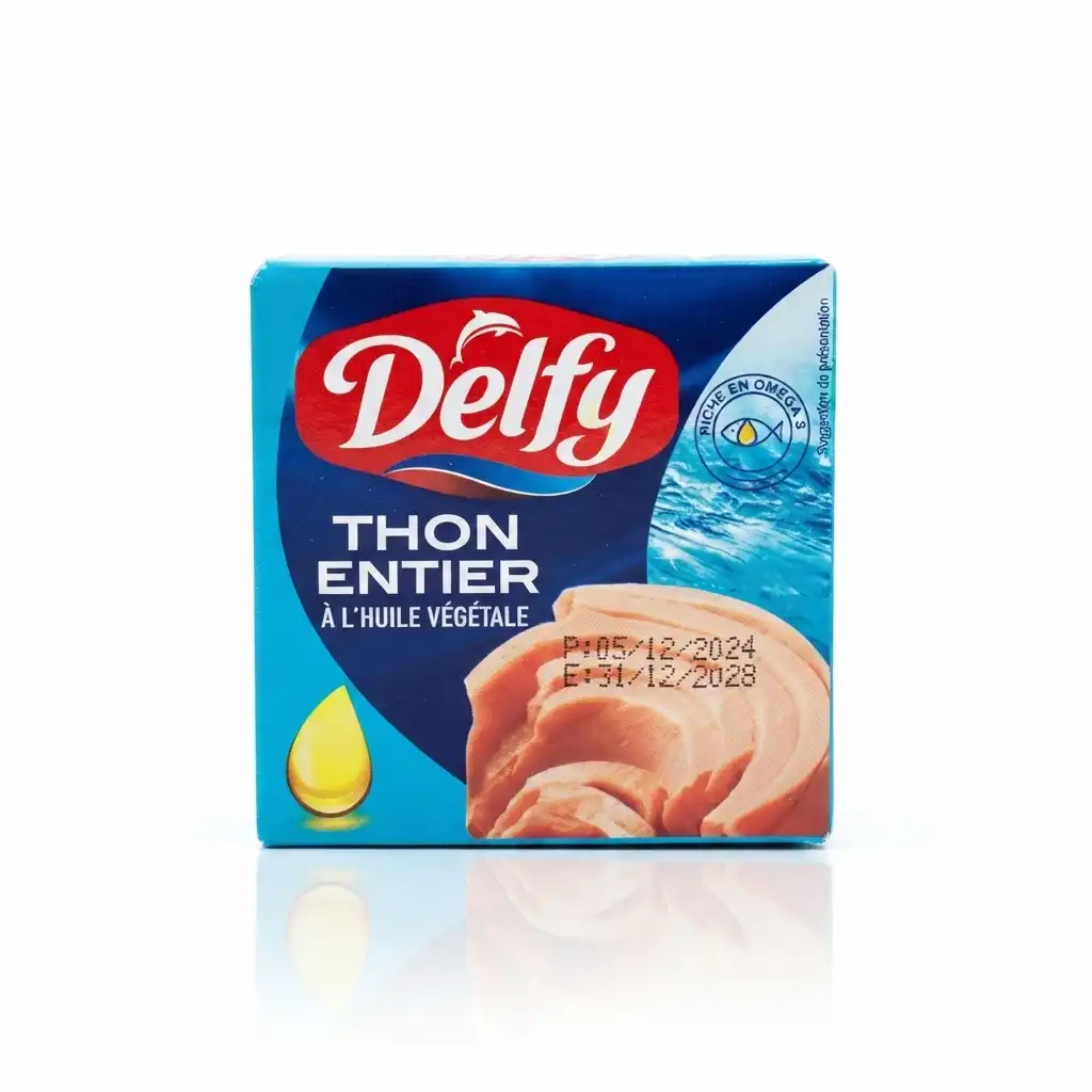 thon entier à l'huile végétale Delfy