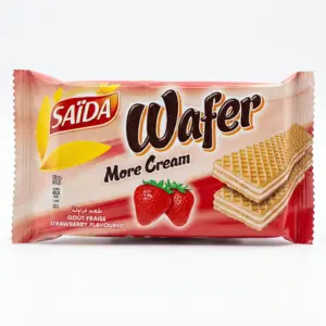Saïda Wafer Goût Fraise