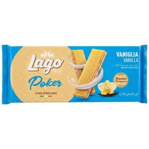 gaufrettes fourrées à la crème de vanille