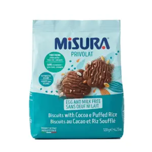 Biscuits au Cacao et Riz Soufflé Misura