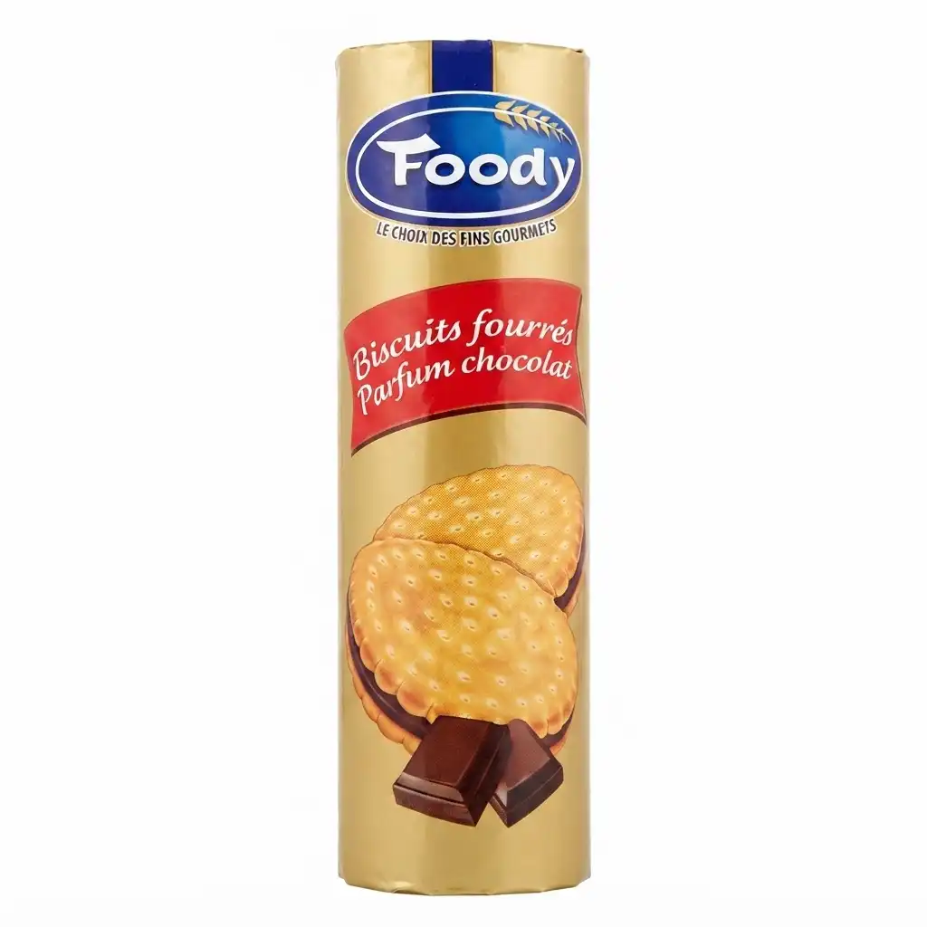 Biscuits fourrés parfum chocolat Foody 500G