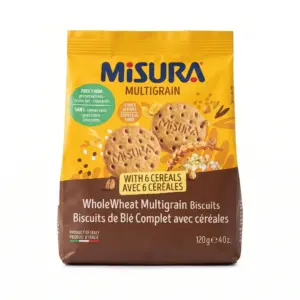 Biscuits de Blé Complet avec céréales Misura 120G