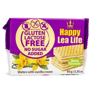 Happy Lea Life Gaufrettes Vanille Sans Gluten & Sans Lactose