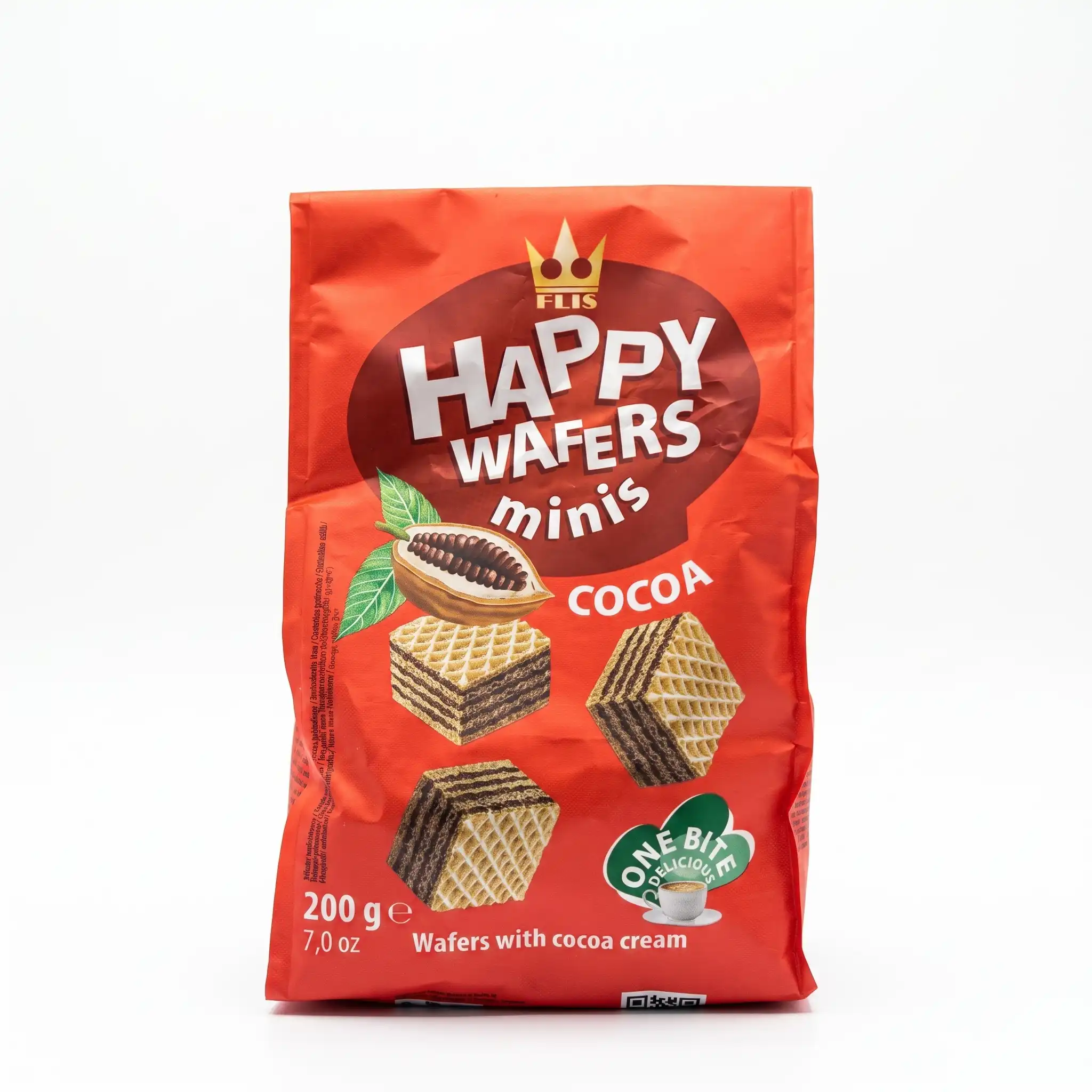 Happy Wafers Minis Cocoa 200G