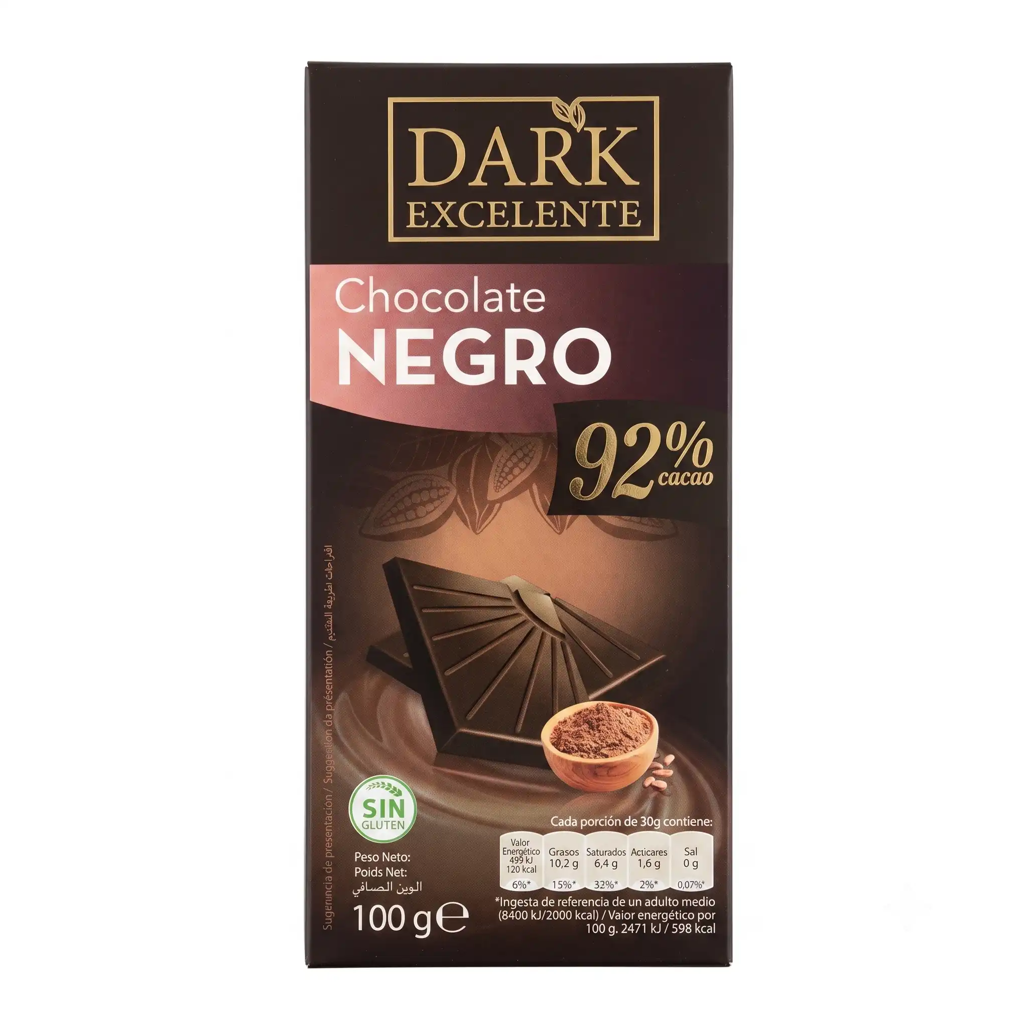 Chocolat Noir 92%