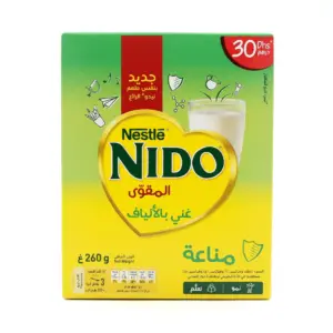LAIT DE CROISSANCE EN POUDRE 260 G NIDO