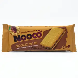 Biscuit fourré au chocolat au lait Nooco X2