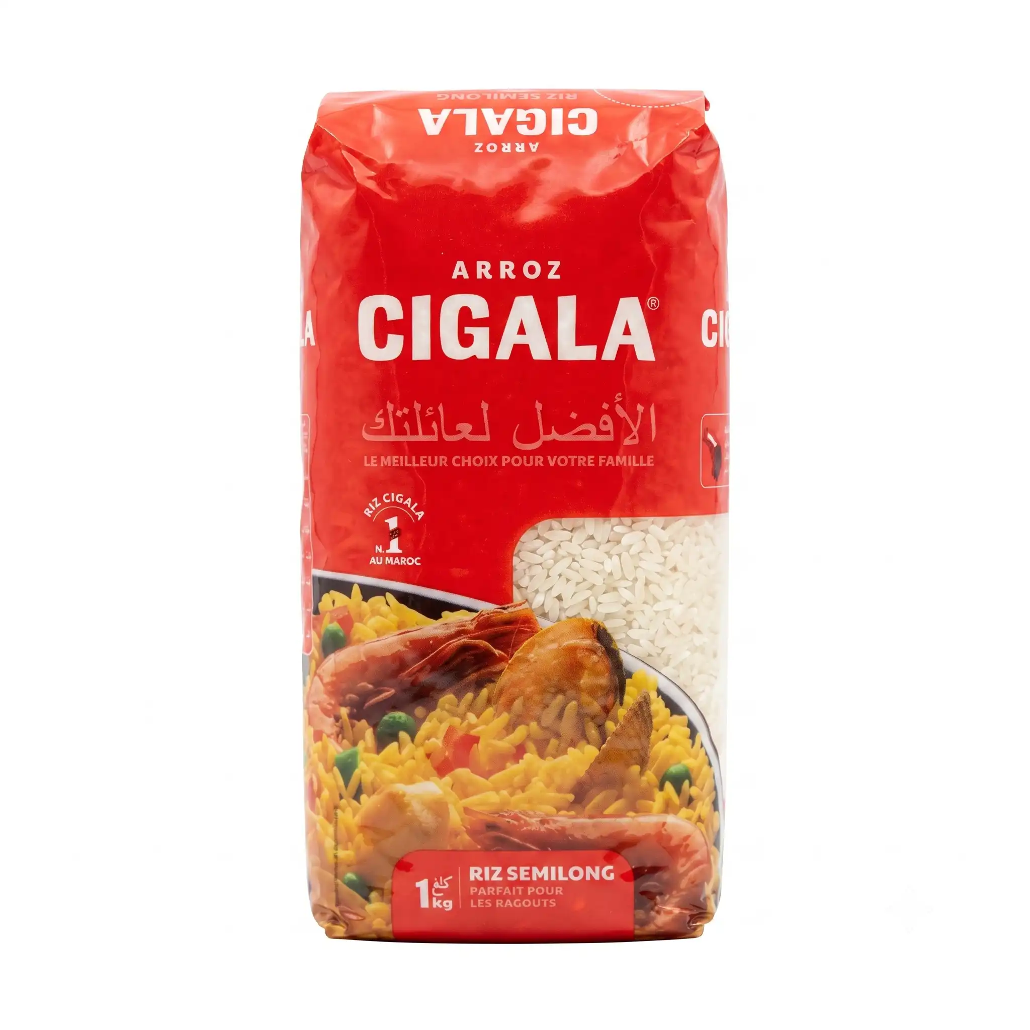 RIZ SEMI LONG 1KG CIGALA