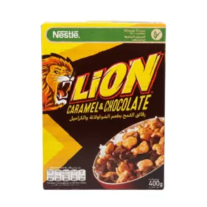 Céréales Lion caramel et chocolat – Nestlé – 400 g
