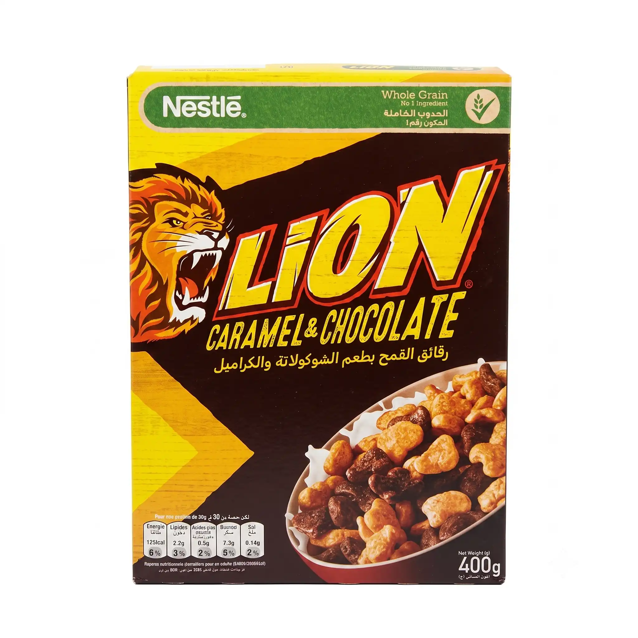 Céréales Lion caramel et chocolat – Nestlé – 400 g
