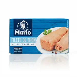Filets de thon à l'huile végétale Mario