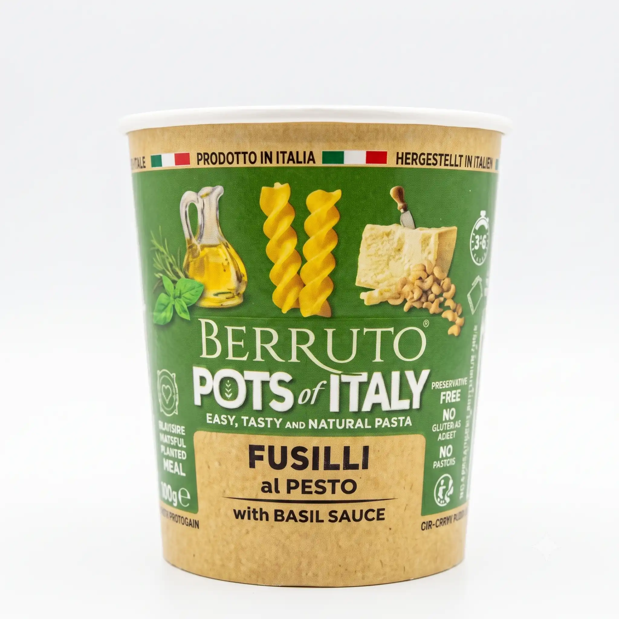 Berruto Pots of Italy - Fusilli al Pesto