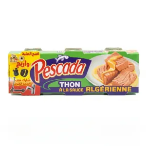 Thon à la sauce algérienne Pescada x3