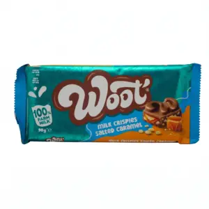 Woot - Chocolat au lait aux éclats croustillants et caramel au beurre salé