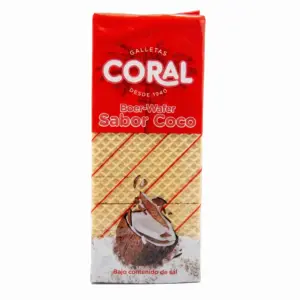 gaufrettes fourrées au coco  coral