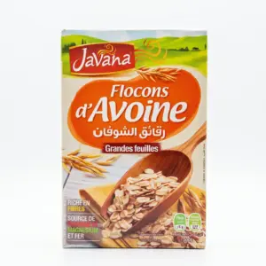 FLOCONS D’AVOINE GRANDES FEUILLES JAVANA 500G