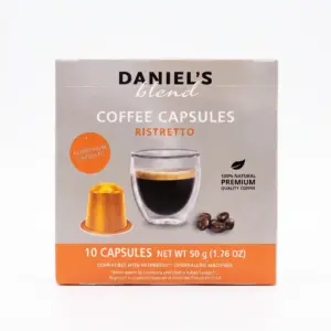 capsules de café en aluminium Daniel's Blend RistrettoX10