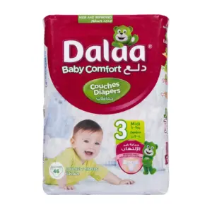 Couches Dalaâ Baby Comfort taille 3 (Midi)