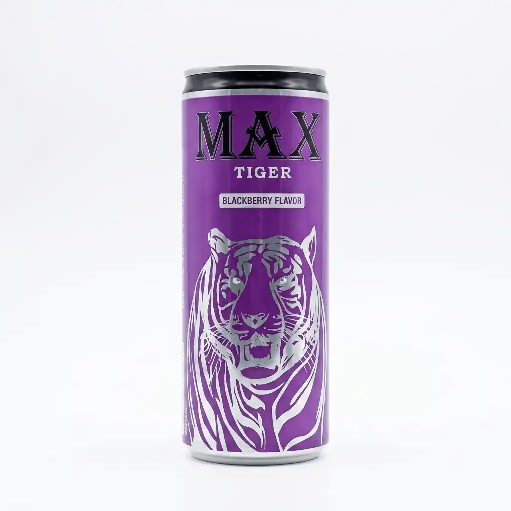Boisson énergisante Max Tiger saveur mûre