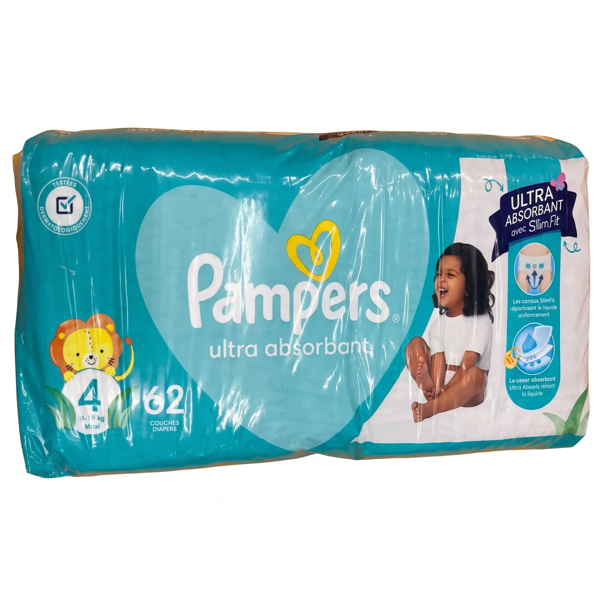 couches Pampers Ultra Absorbant Taille : 4 / Maxi