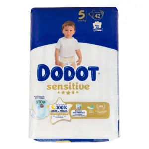 Couches Dodot Sensitive Taille 5