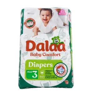 Couches Dalaa Baby Comfort (Taille 3 - Midi).