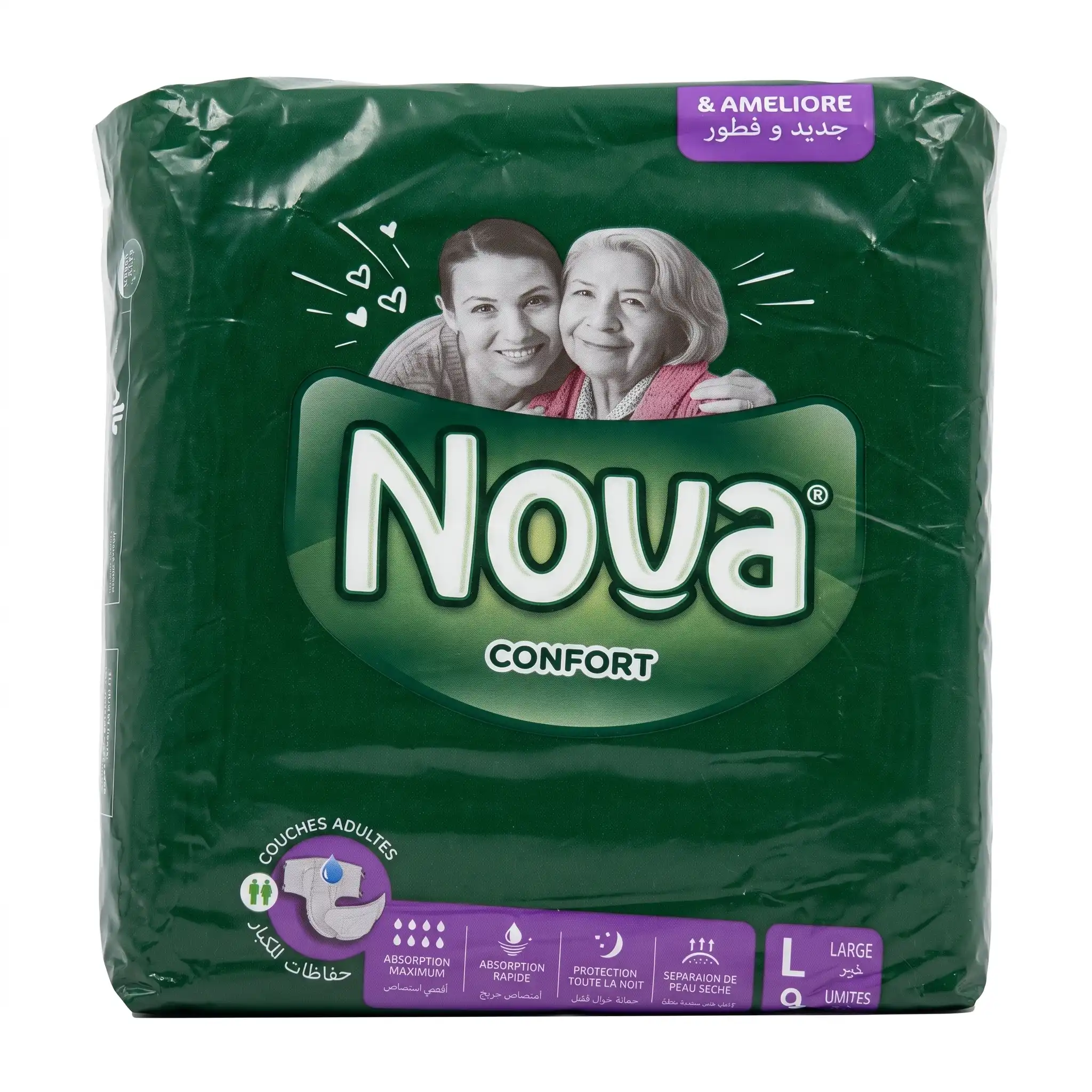 Nova Confort Couches Adultes taille L
