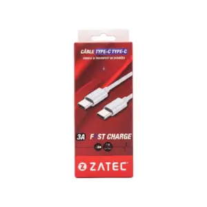 Câble Type-C vers Type-C Zatec.