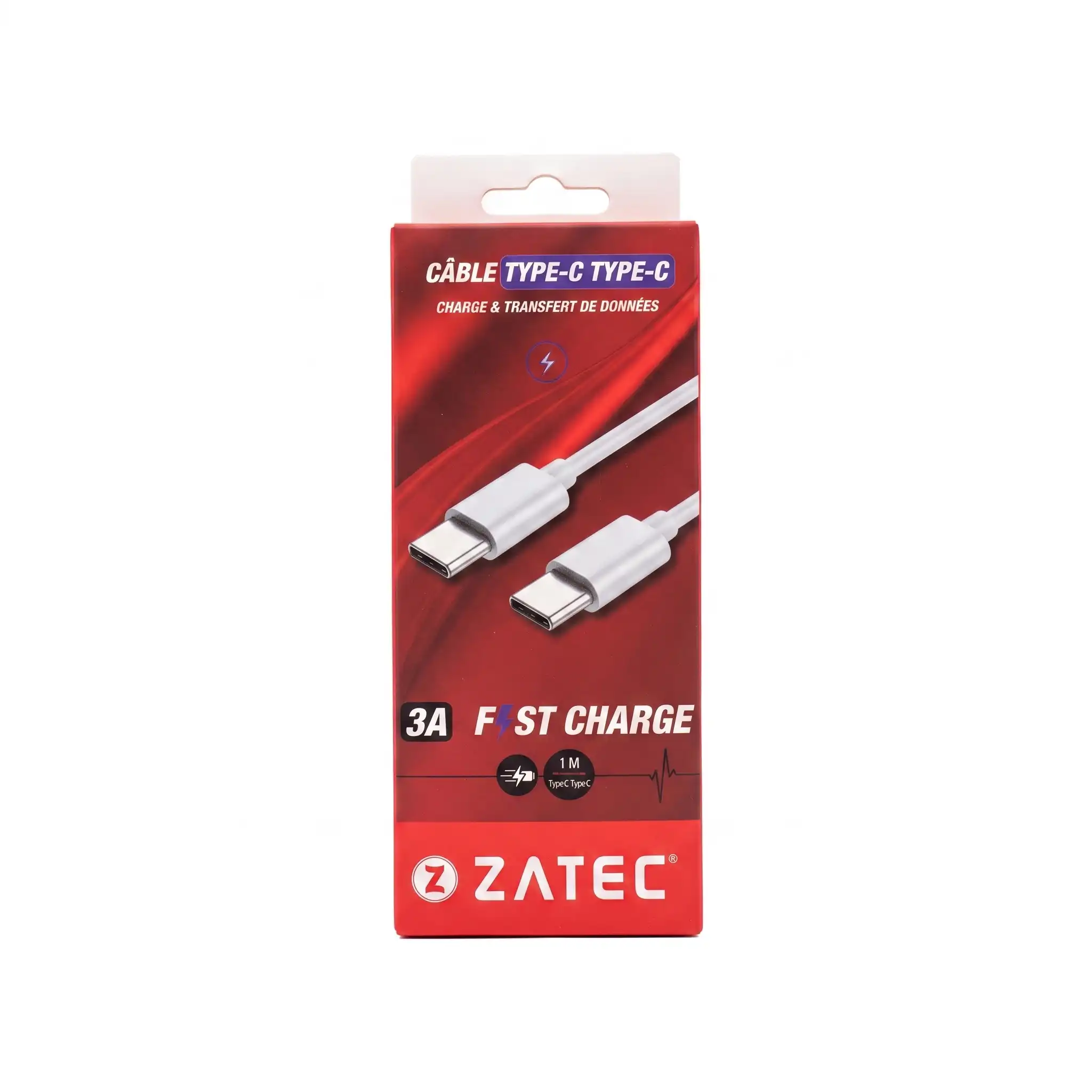 Câble Type-C vers Type-C Zatec.